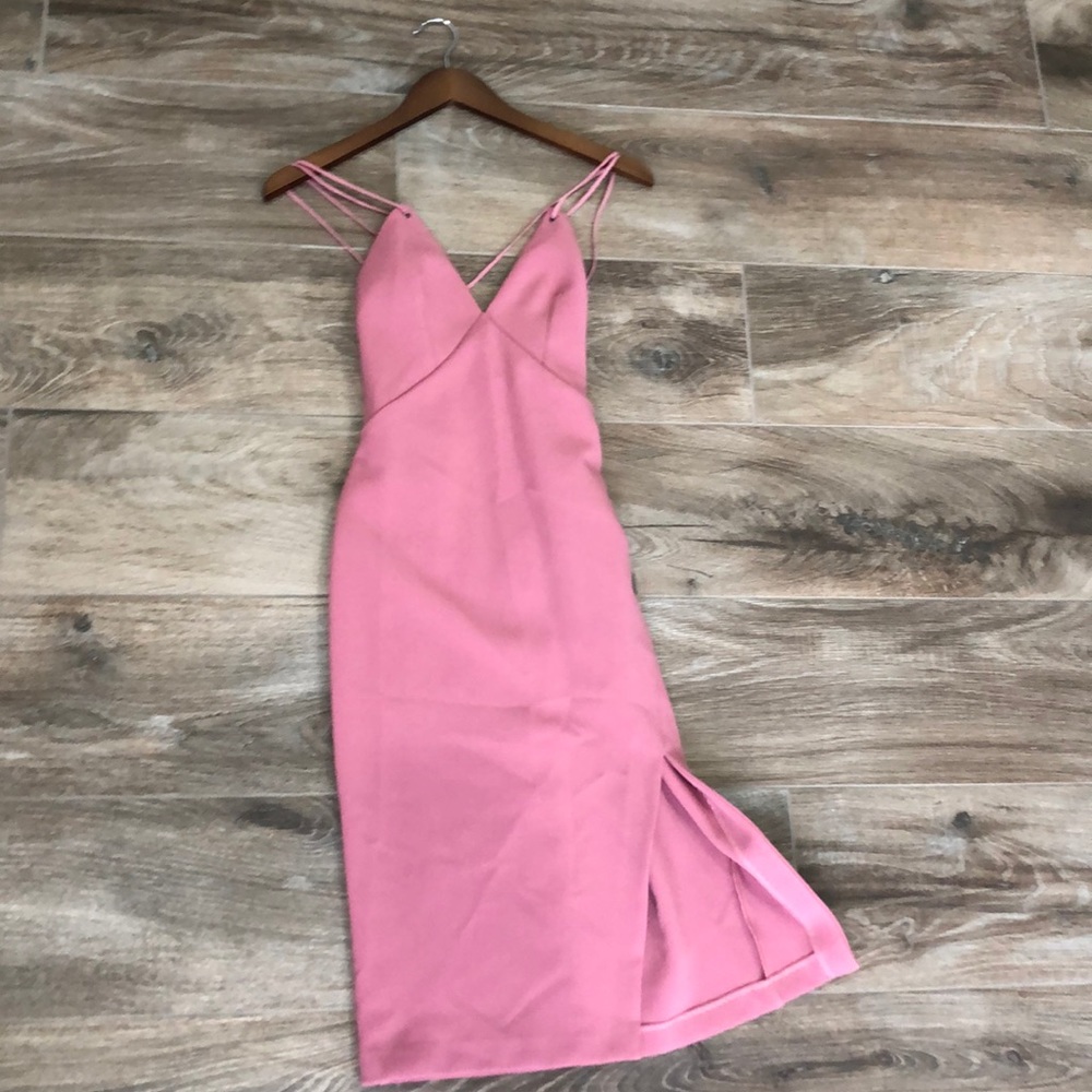 Topshop slit dress